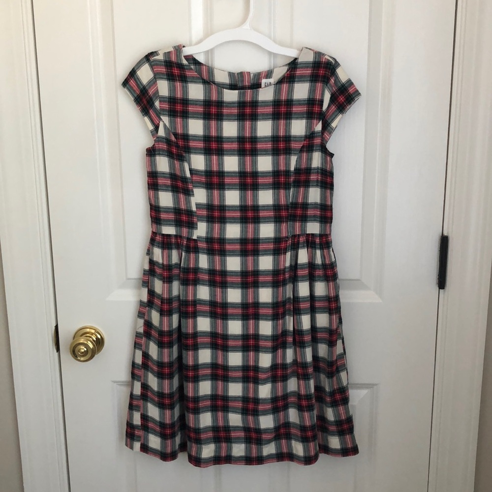 Gap Kids size 12 plaid dress